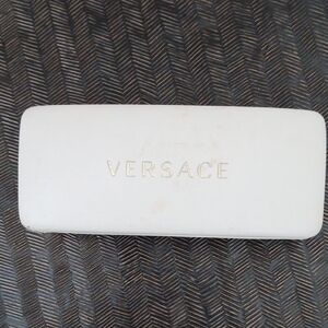 Versace Ivory Eyeglass Case